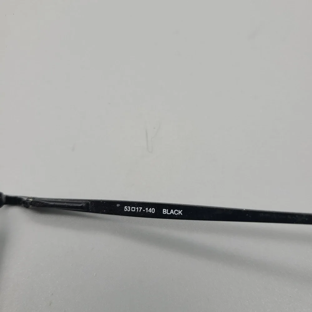 Bulova Remini Eyeglass Frames Black Semi Rimless Cat Eye 53-17-140 Textured